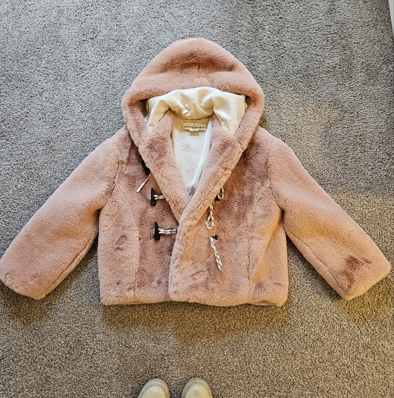Golden Goose Tsubaki Faux Fur In Pink Size XS - Picture 8 of 12